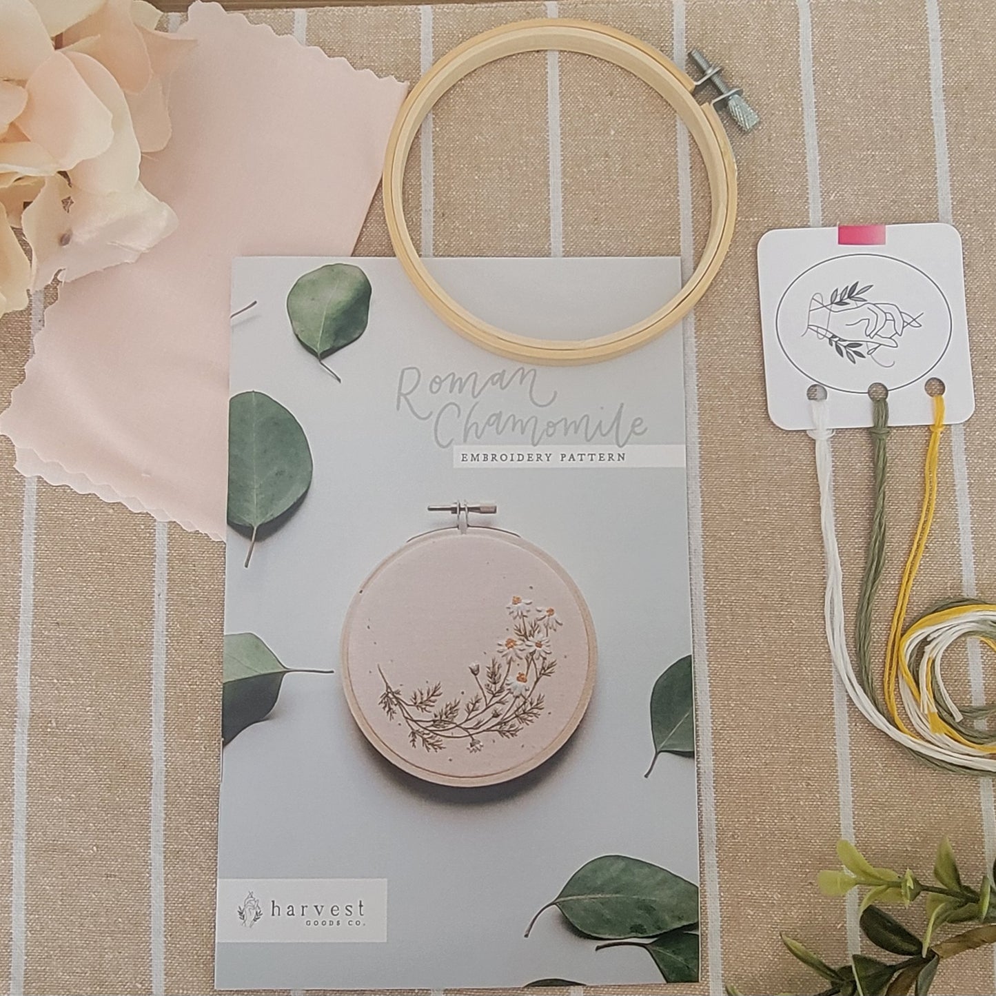 Roman Chamomile Embroidery Kit