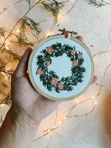 Citrus & Cedar Embroidery Kit